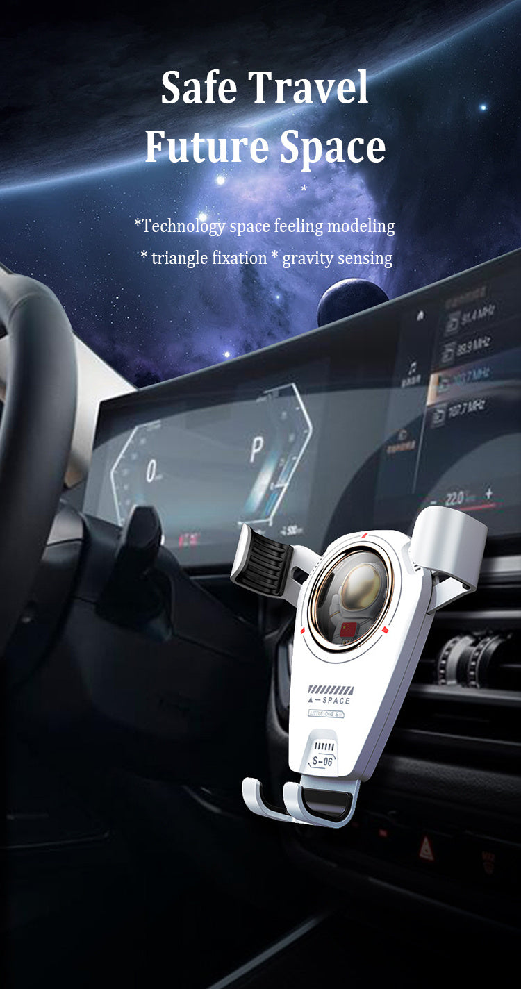 Universal Car Phone Holder Multifunctional 360 Degree Astronaut Theme Car Holder