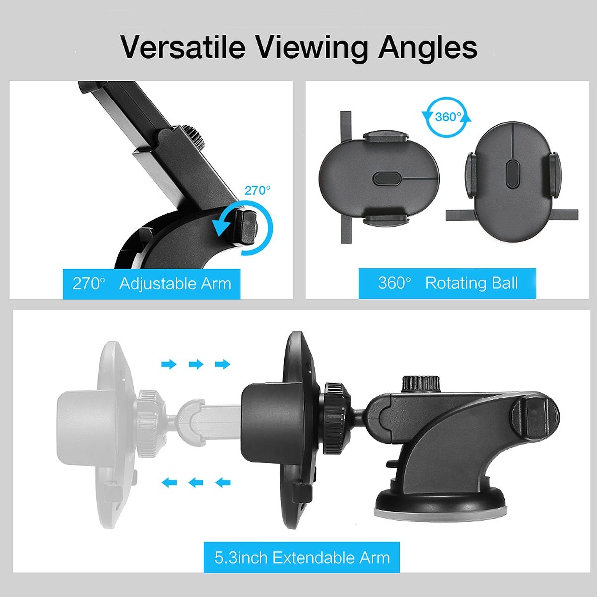 Telescopic Suction Cup Phone Holder