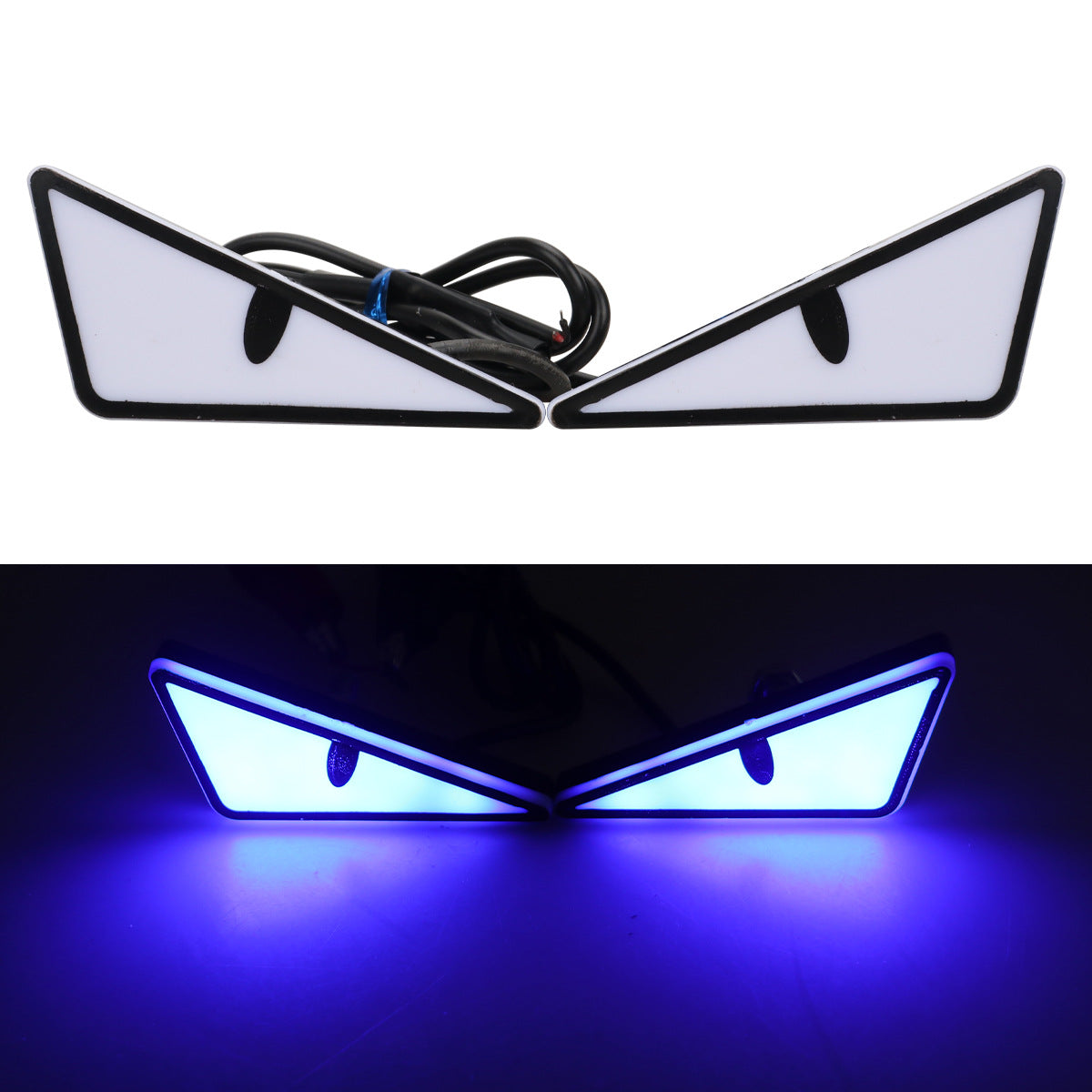 Triangle Eyes Modified Decorative Accessories Car Lights