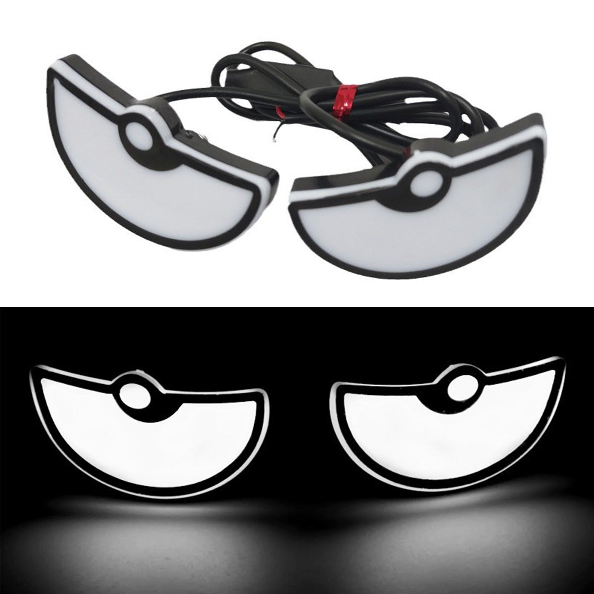 Triangle Eyes Modified Decorative Accessories Car Lights