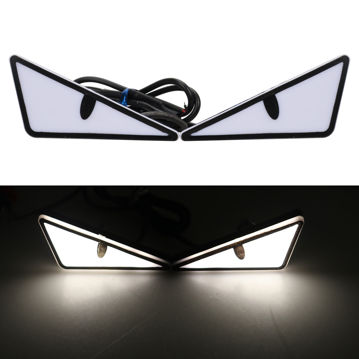 Triangle Eyes Modified Decorative Accessories Car Lights