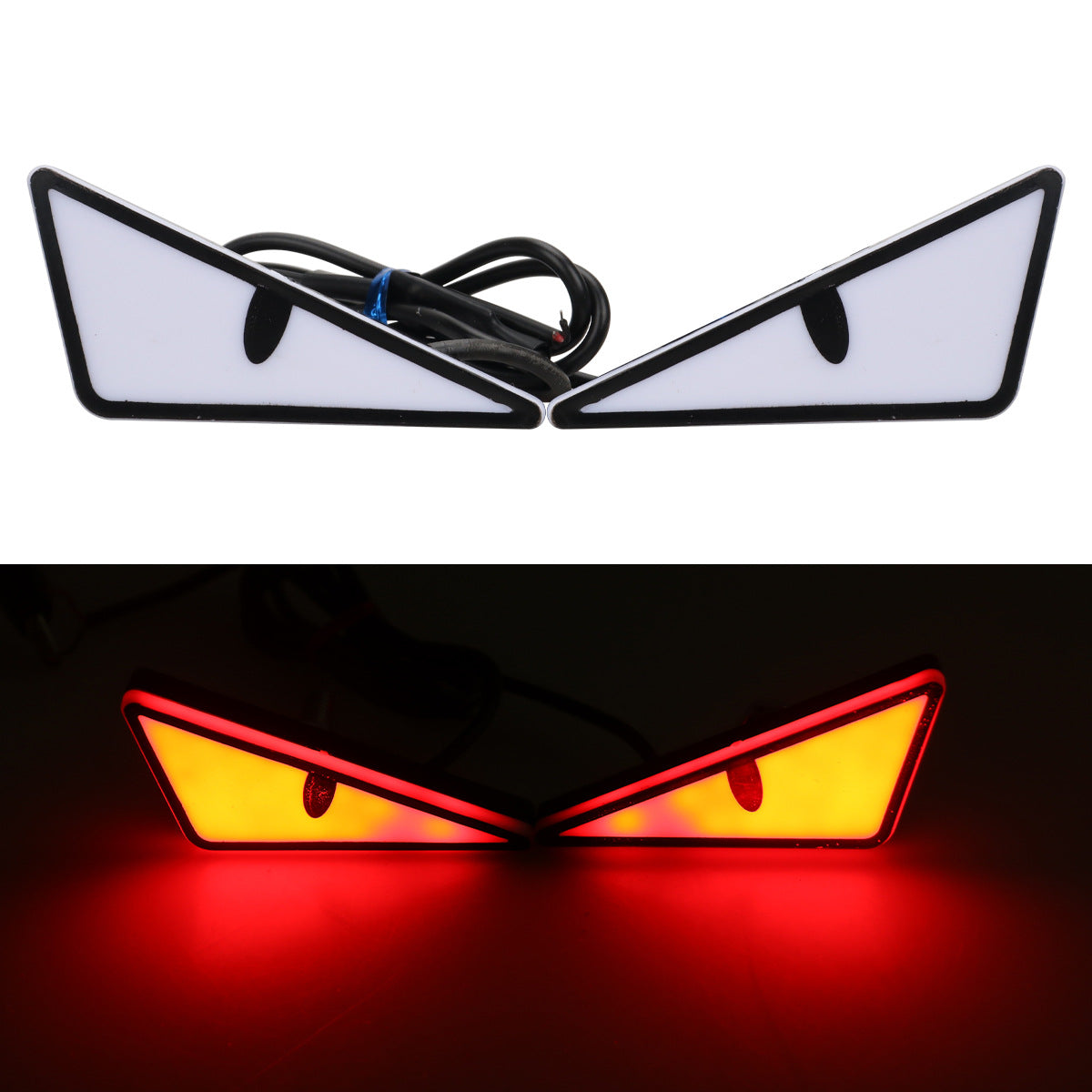Triangle Eyes Modified Decorative Accessories Car Lights