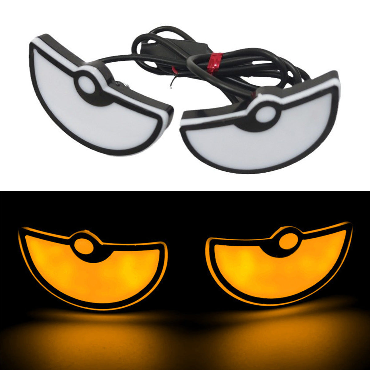 Triangle Eyes Modified Decorative Accessories Car Lights
