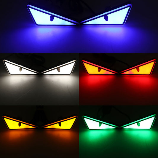 Triangle Eyes Modified Decorative Accessories Car Lights