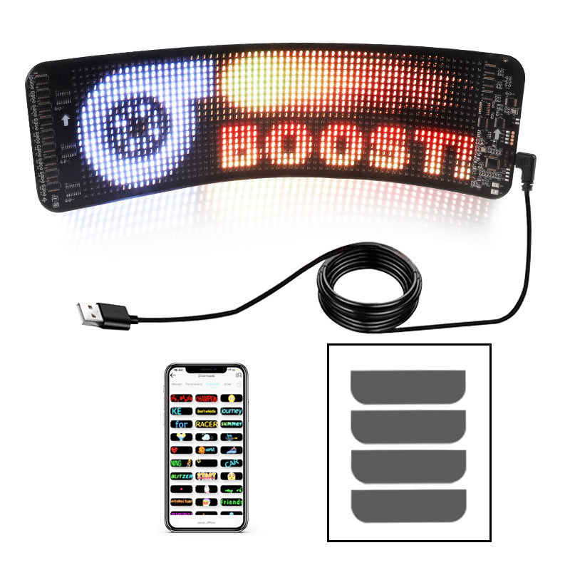 Programmable LED Text Plate