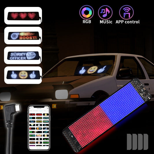 Programmable LED Text Plate