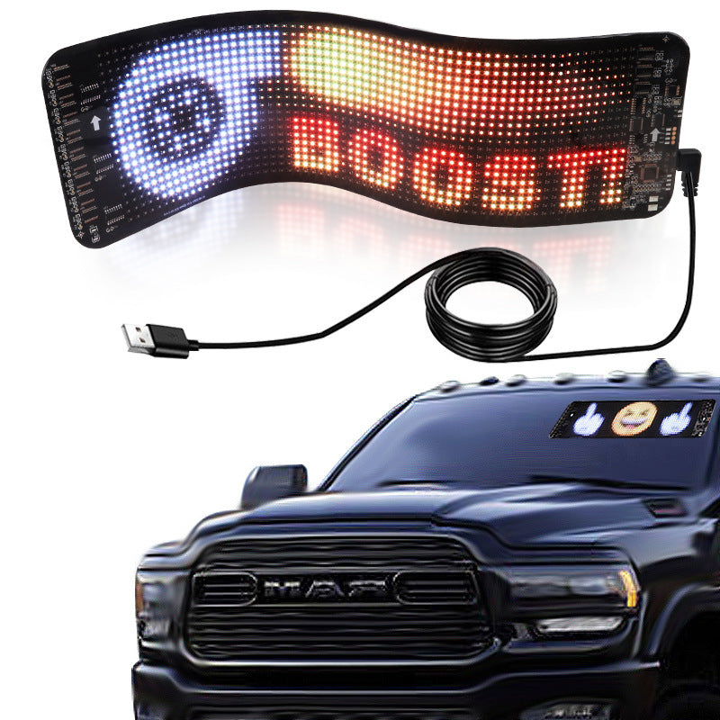 Programmable LED Text Plate