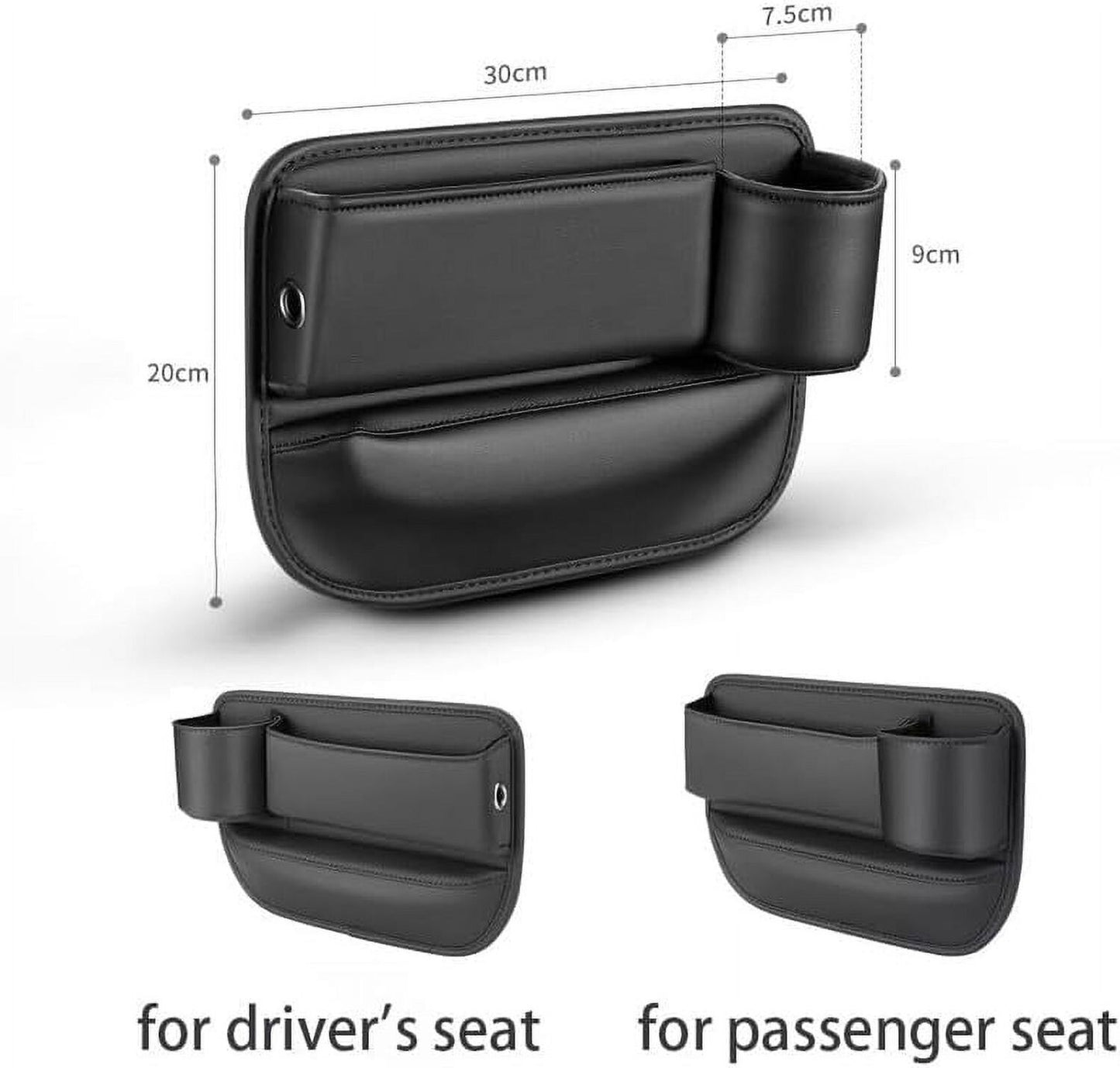 Car Seat Gap Storage, New Upgraded Car Seat Storage Box With Cup Holder
