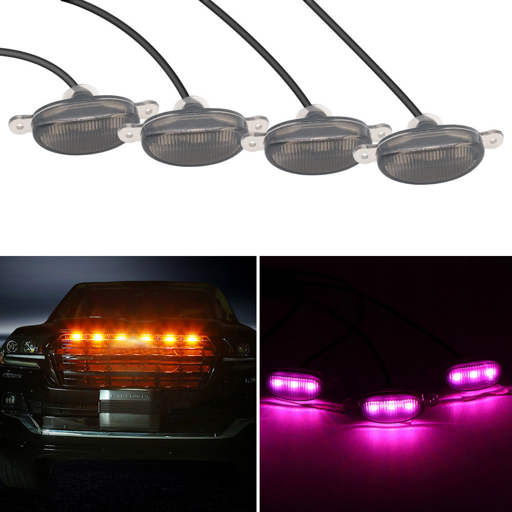 Grill Flashing Car Light