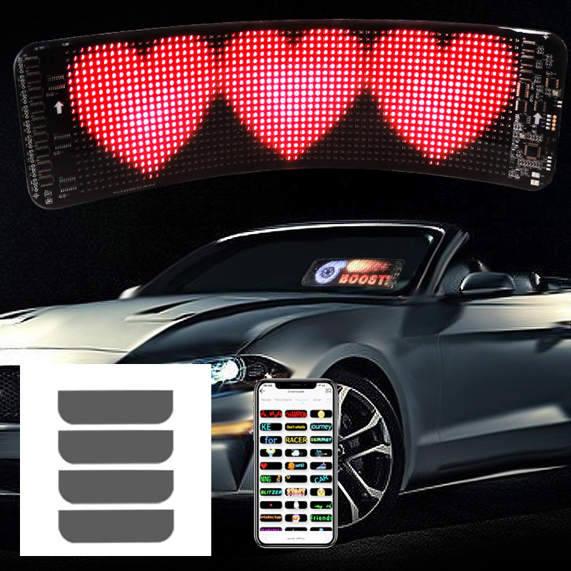 Programmable LED Text Plate