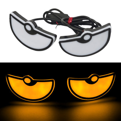 Triangle Eyes Modified Decorative Accessories Car Lights