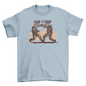 Military Fight Clothing War graphic t-shirt Army men quote "Hand to