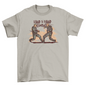 Military Fight Clothing War graphic t-shirt Army men quote "Hand to