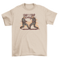 Military Fight Clothing War graphic t-shirt Army men quote "Hand to